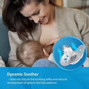 Alternative view of LOVI silikonska Dynamic duda Salt&Pepper, 6-18 m, 2 kom