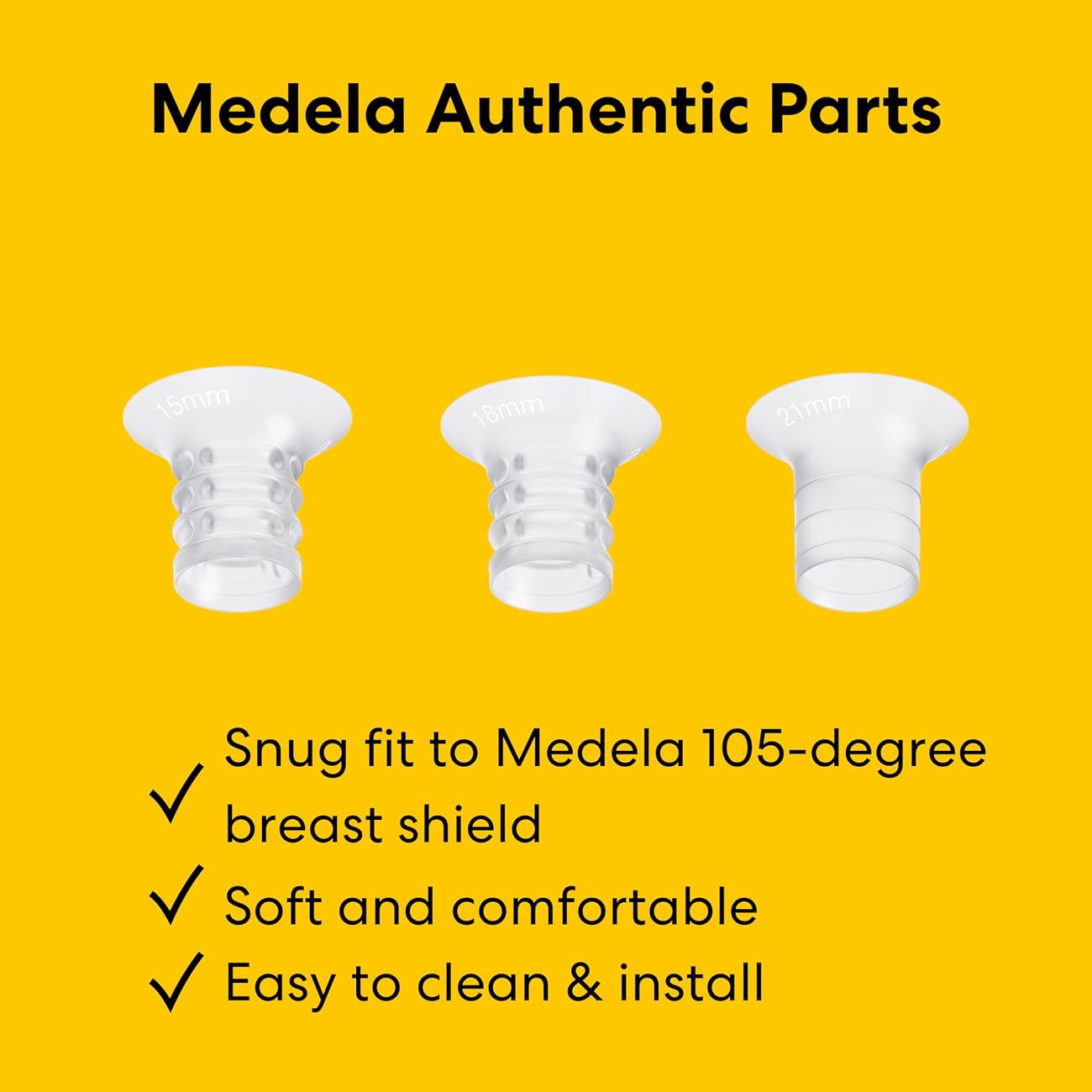MEDELA umetci za PersonalFit Flex i Motion InBra štitnike za grudi, 15-18-21mm, 2 kom - Slika 3