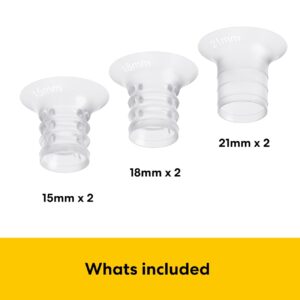 Alternative view of MEDELA umetci za PersonalFit Flex i Motion InBra štitnike za grudi, 15-18-21mm, 2 kom